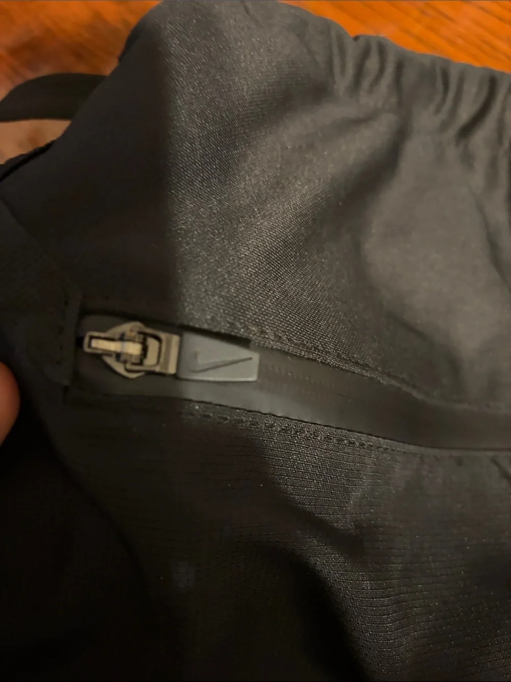 Nike Black MMV Drawstring Backpack with White Swoosh